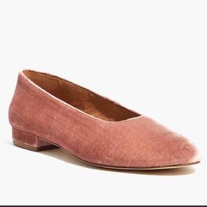 Madewell Leia Velvet Ballet Flat